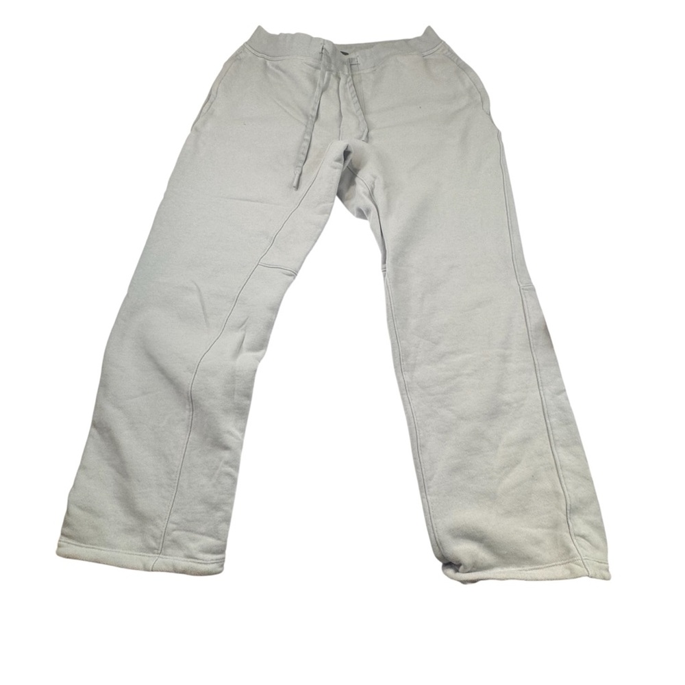 !!!!!! SOLD !!!!!!    Joggers Men's Medium Gray Sweatpants Zip Pockets Stretch